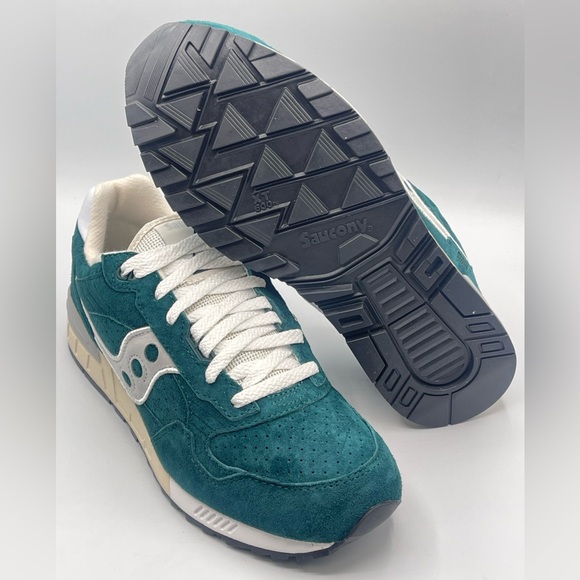 Saucony Shadow 5000 Men’s Forrest Suede Shoes - Picture 9 of 11